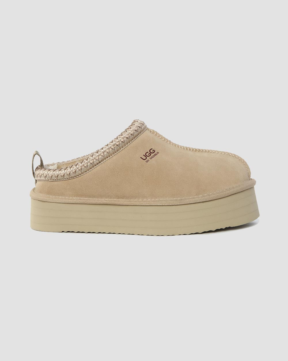 fynn platform ugg scuffs mustard seed side