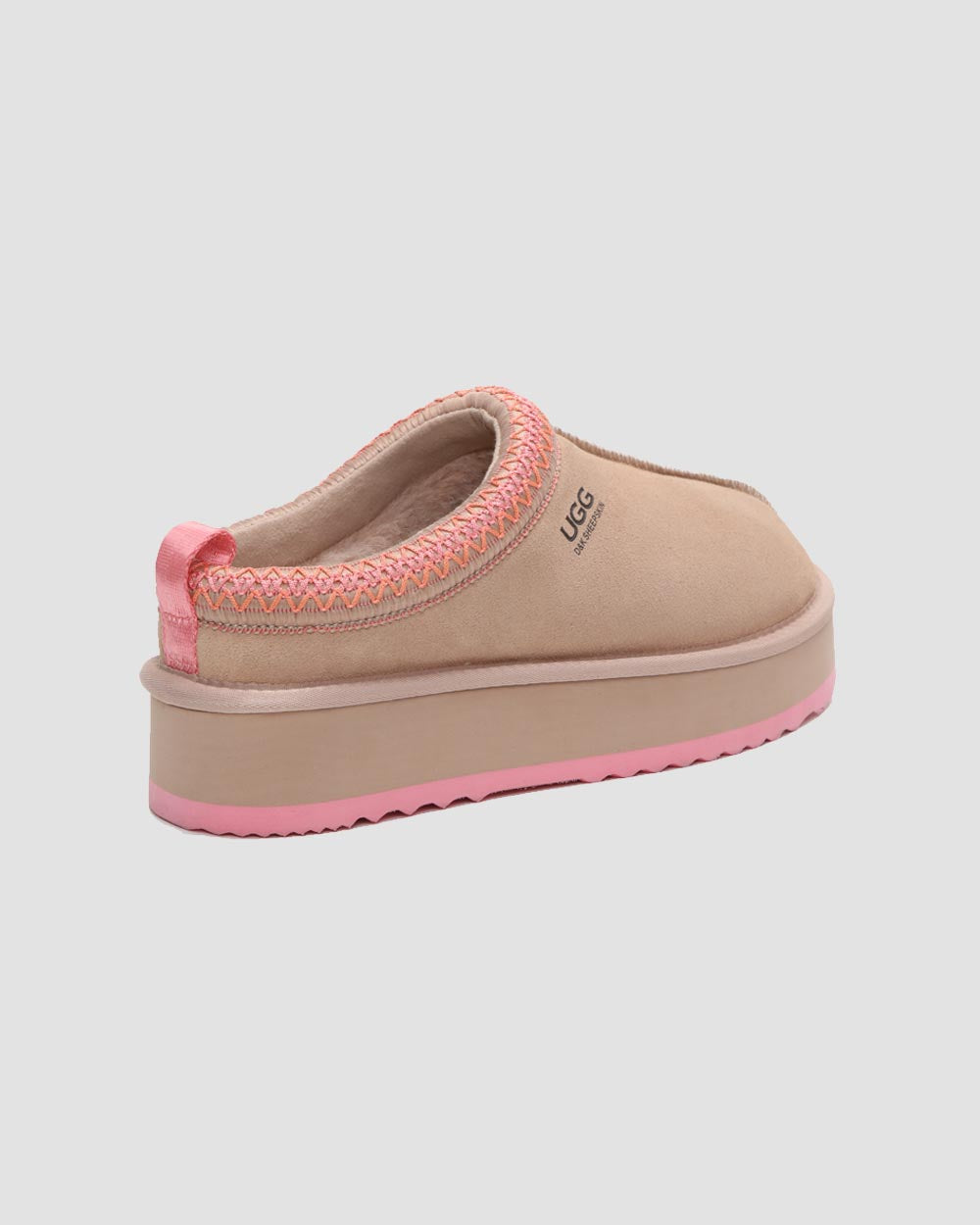 alessica platform uggs vally brown-pink back