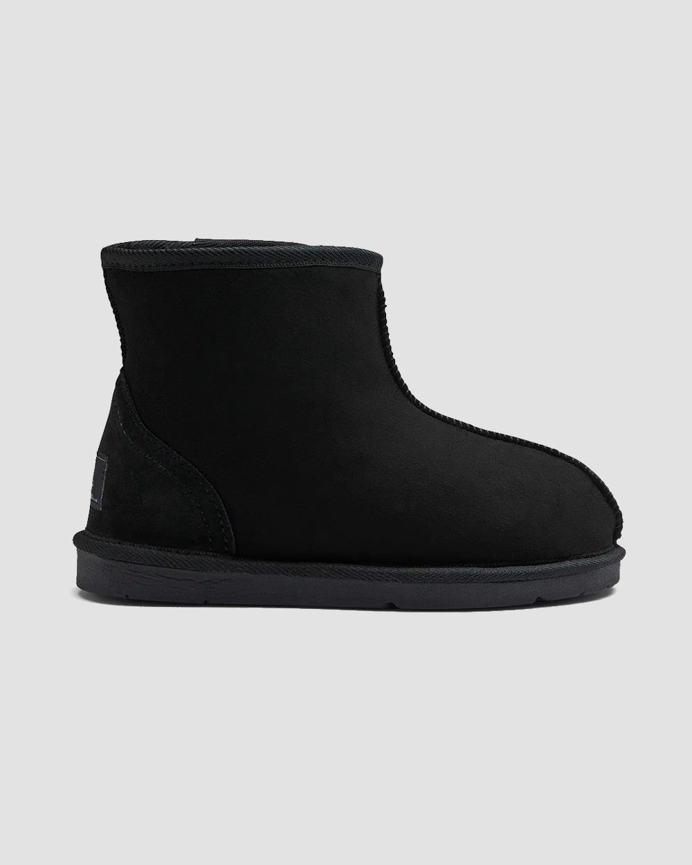 ankle ugg boots black side