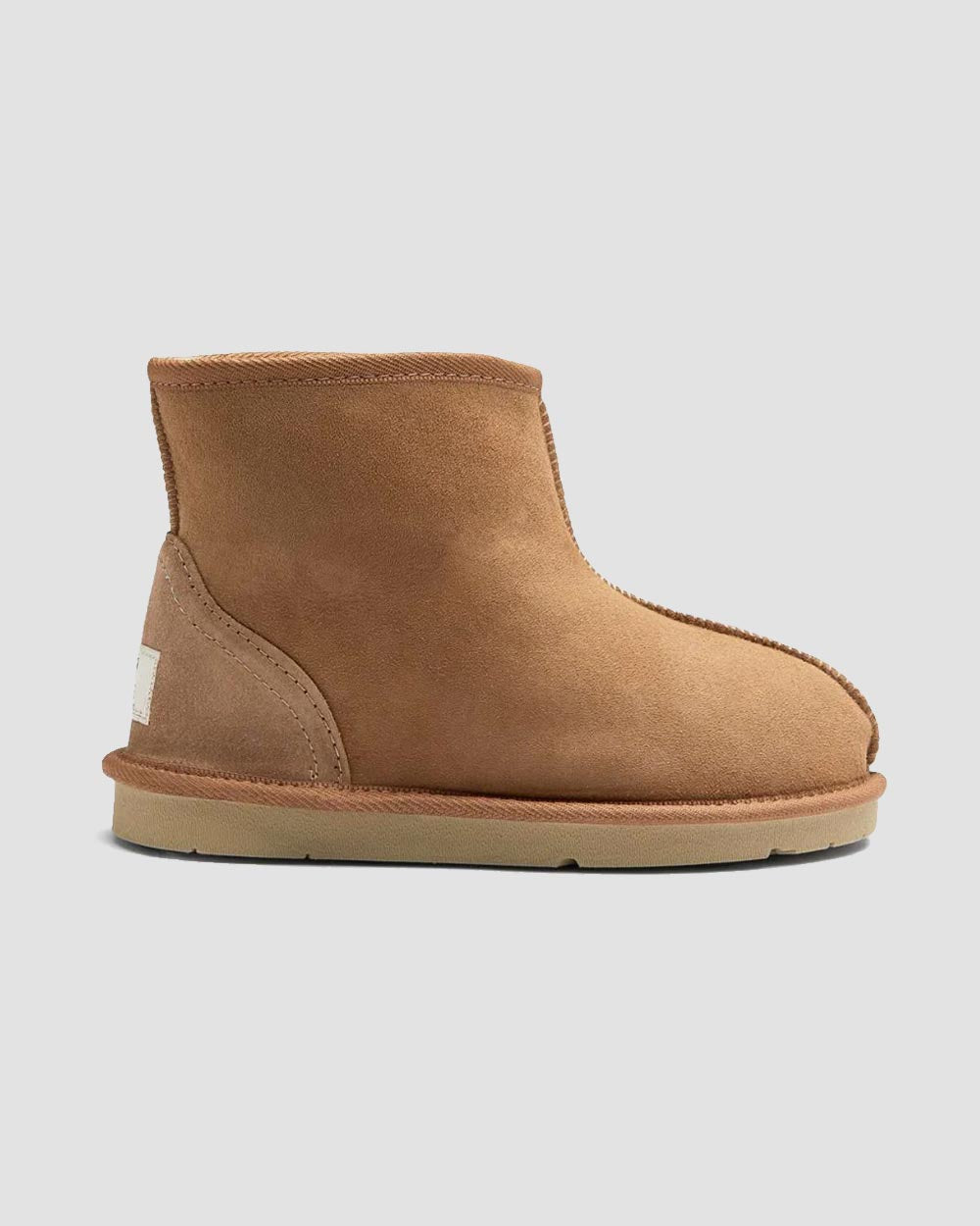 ankle ugg boots chestnut side