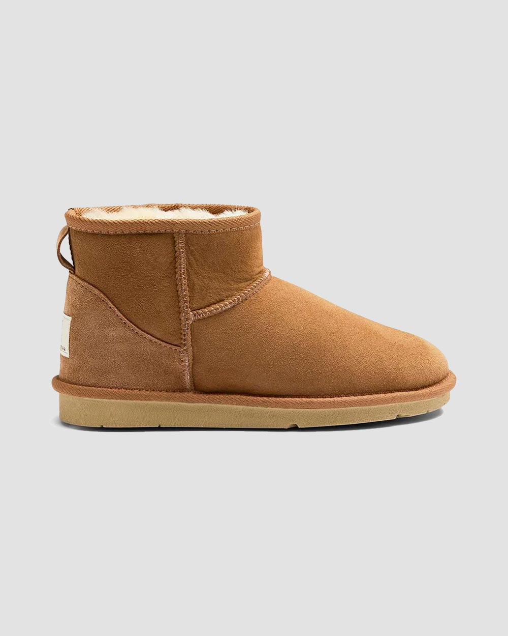 classic mini ugg boots chestnut side