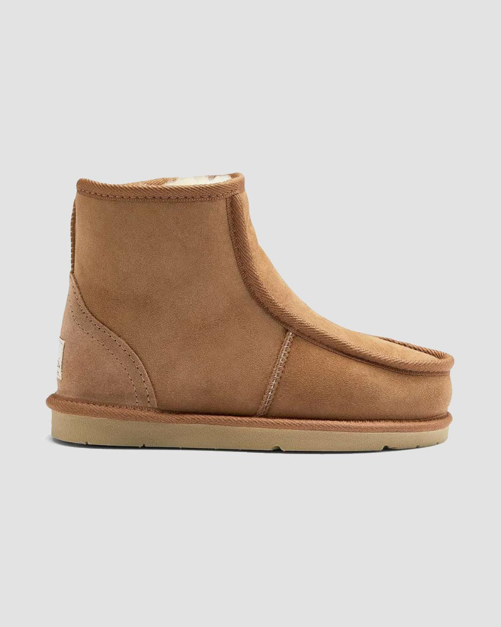 deluxe ugg boots chestnut side