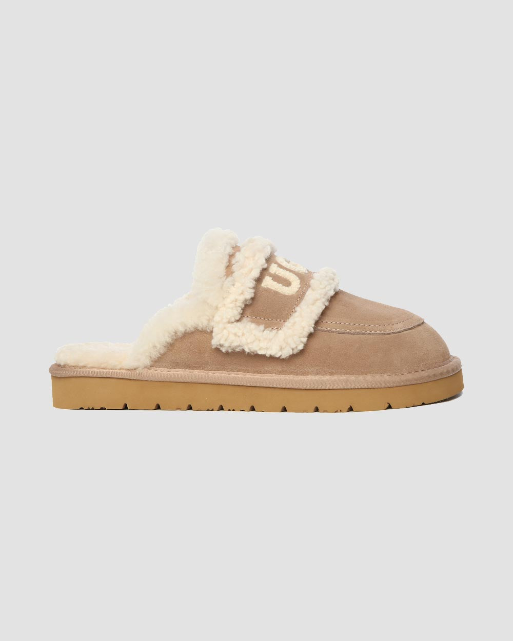 erin ugg scuffs bronze side