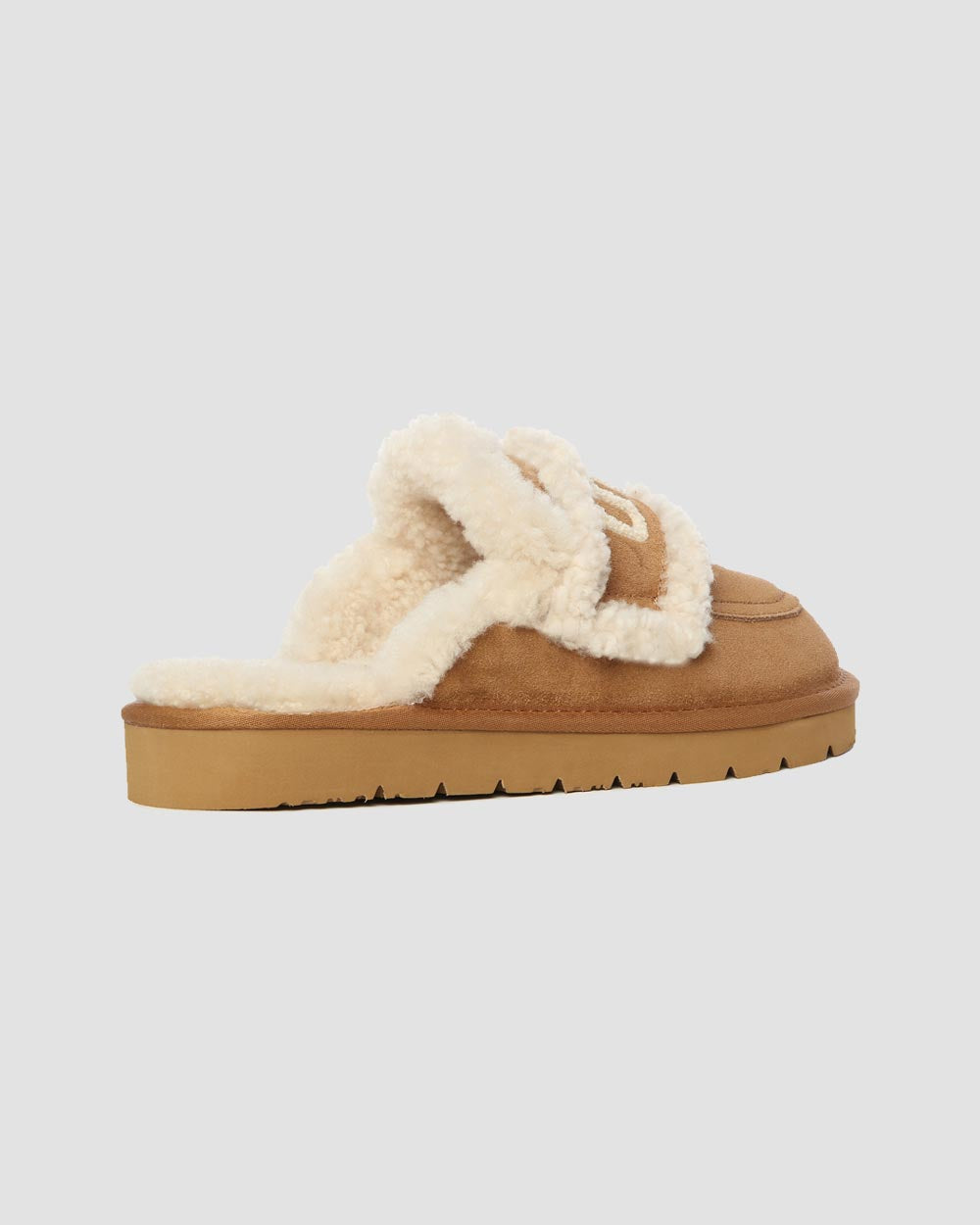 erin ugg scuffs chestnut back