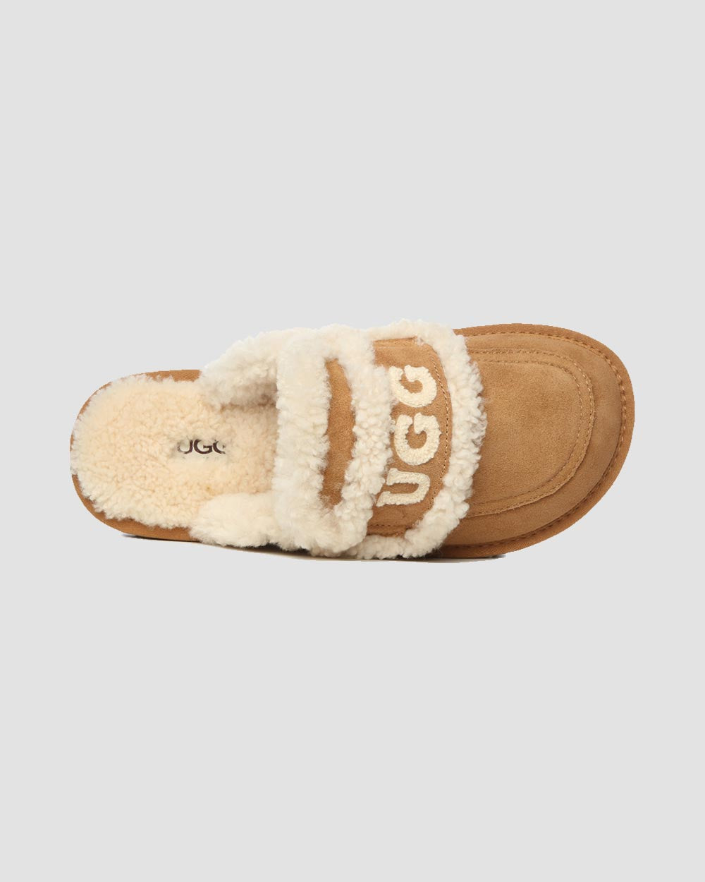 erin ugg scuffs chestnut top
