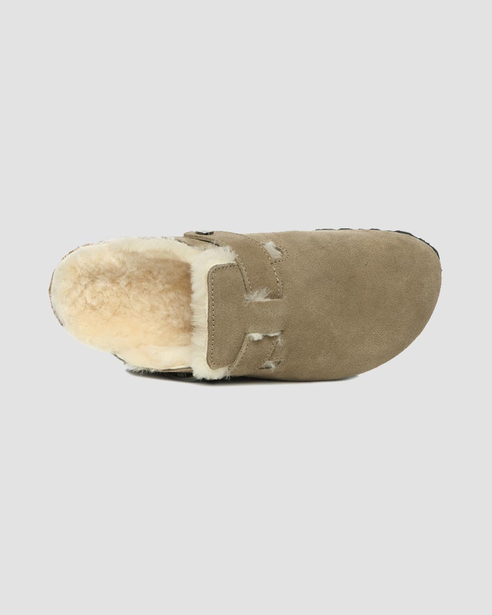 kelsey sheepskin clogs antelope brown top