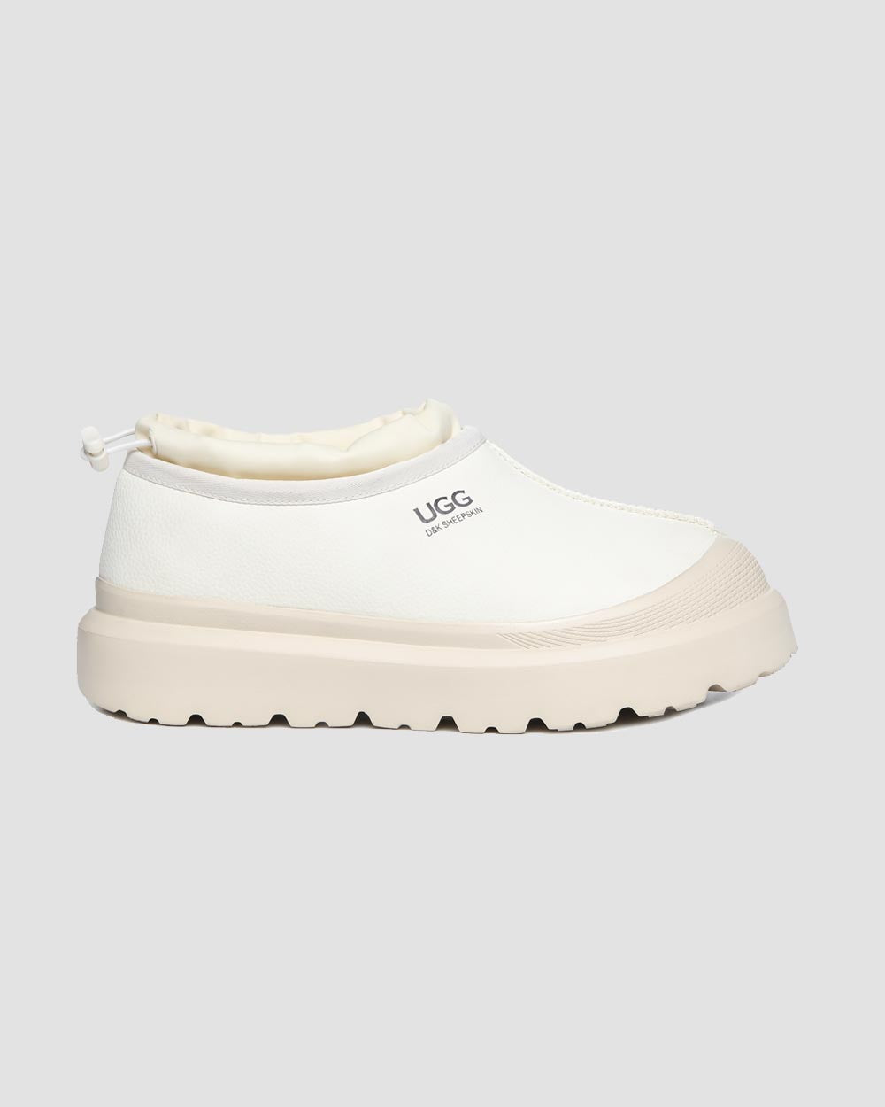 linea outdoor uggs cream side