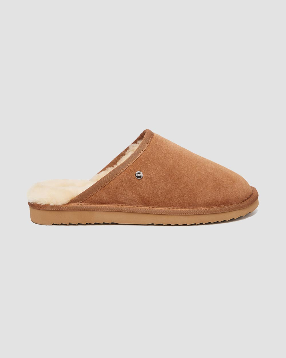 mens ultimate ugg scuffs chestnut side