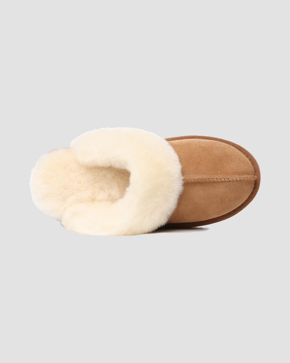 platform ugg scuffs chestnut top