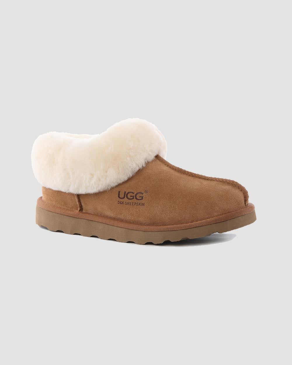 rosee ugg slippers chestnut angle
