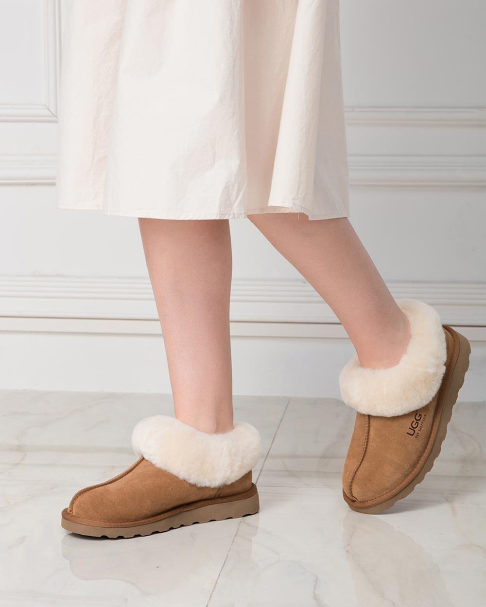 rosee ugg slippers chestnut live