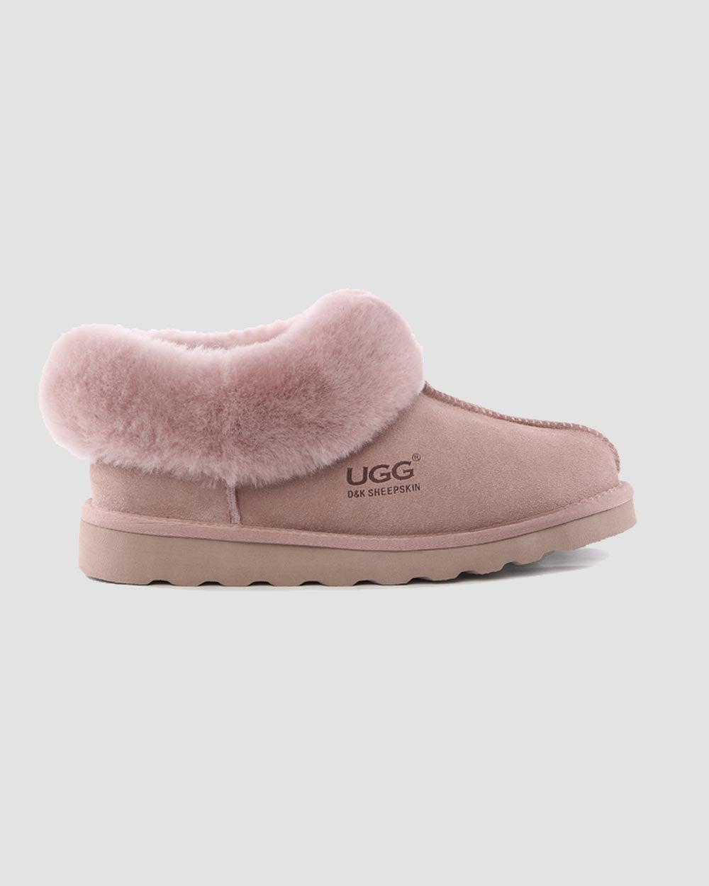 rosee ugg slippers dawn pink side