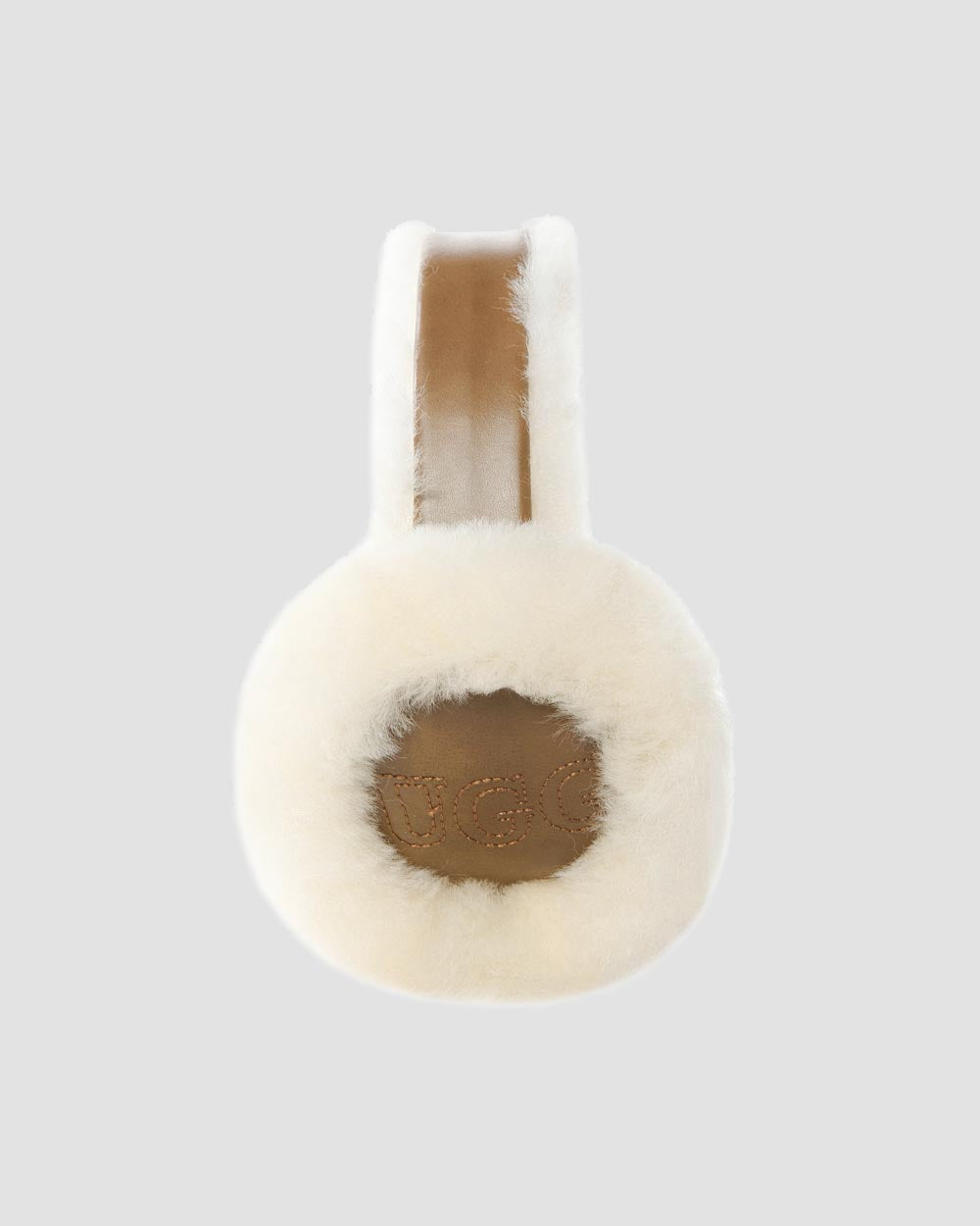 sheepskin ugg earmuffs chestnut up