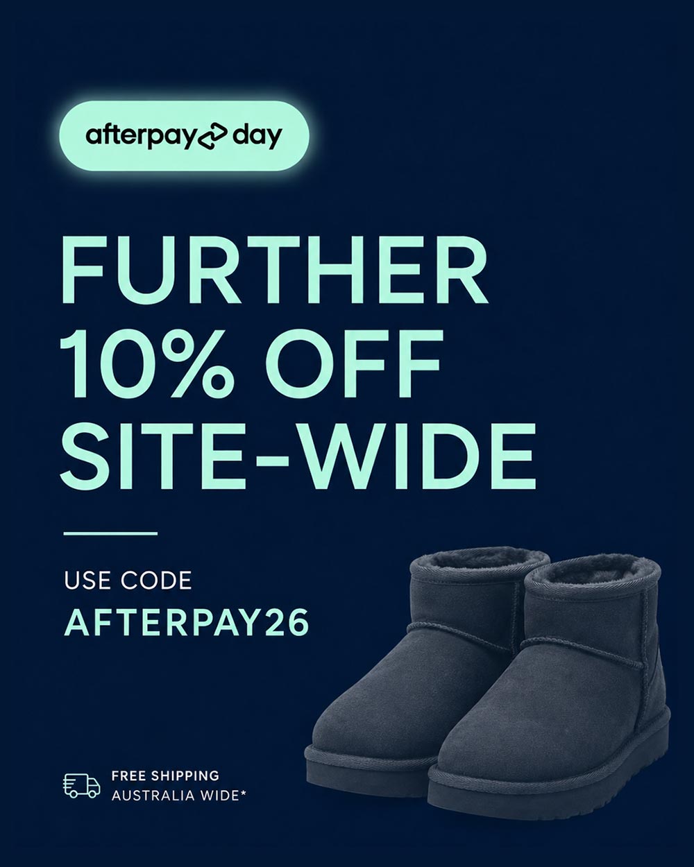 uggs banner afterpay day