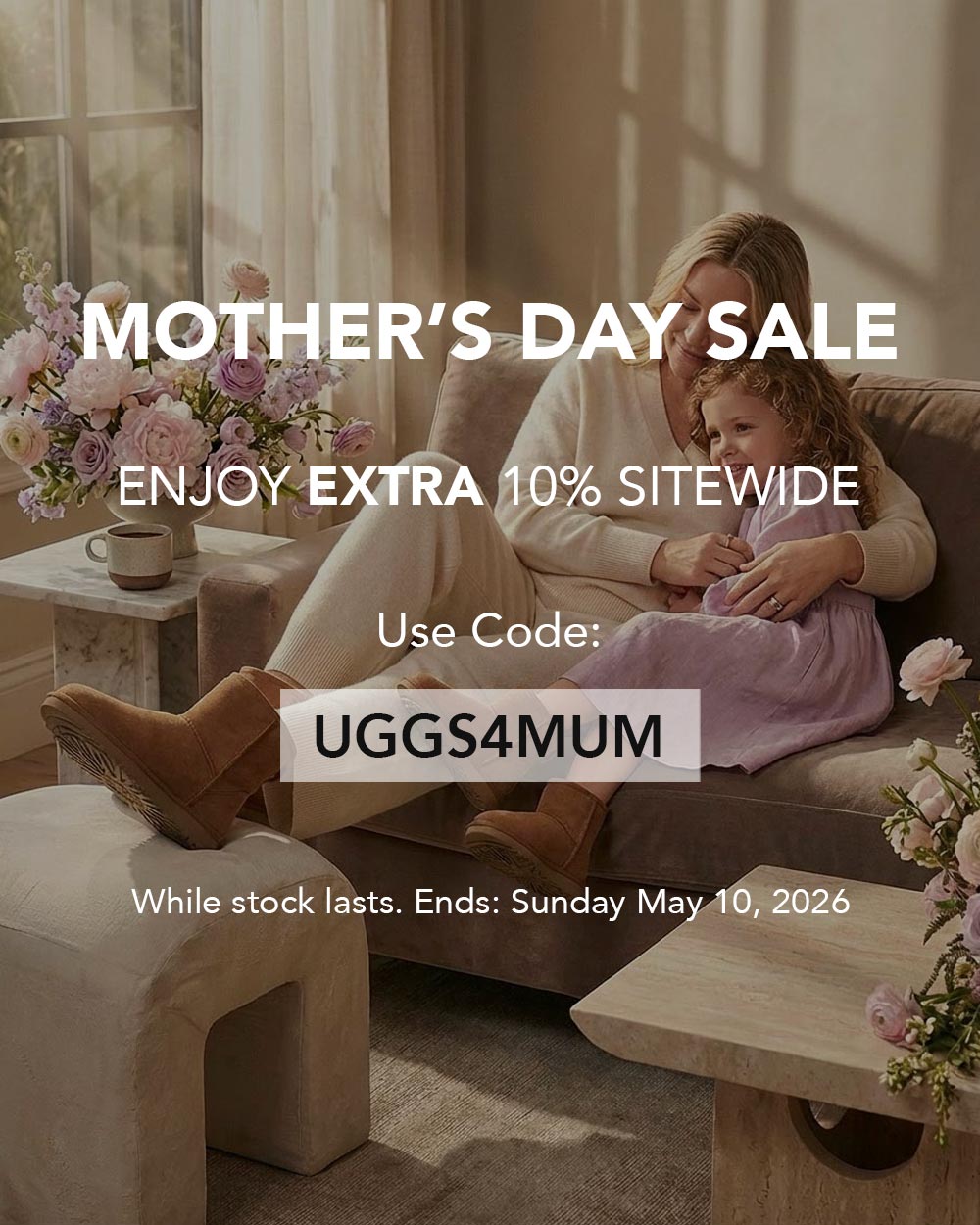 uggs banner mothers day sale