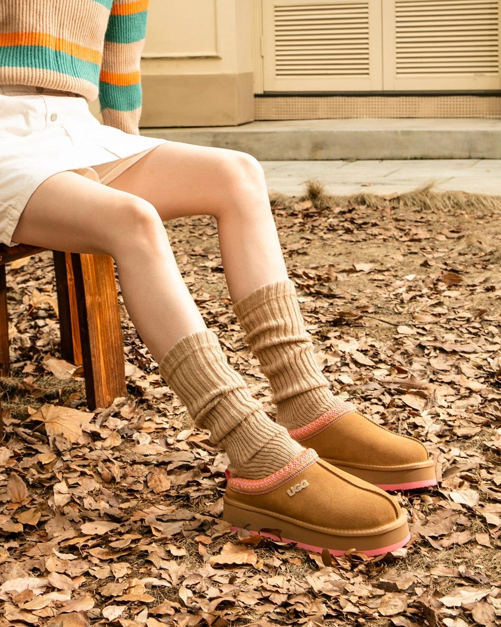 Alessia Bold Platform Ugg Slippers