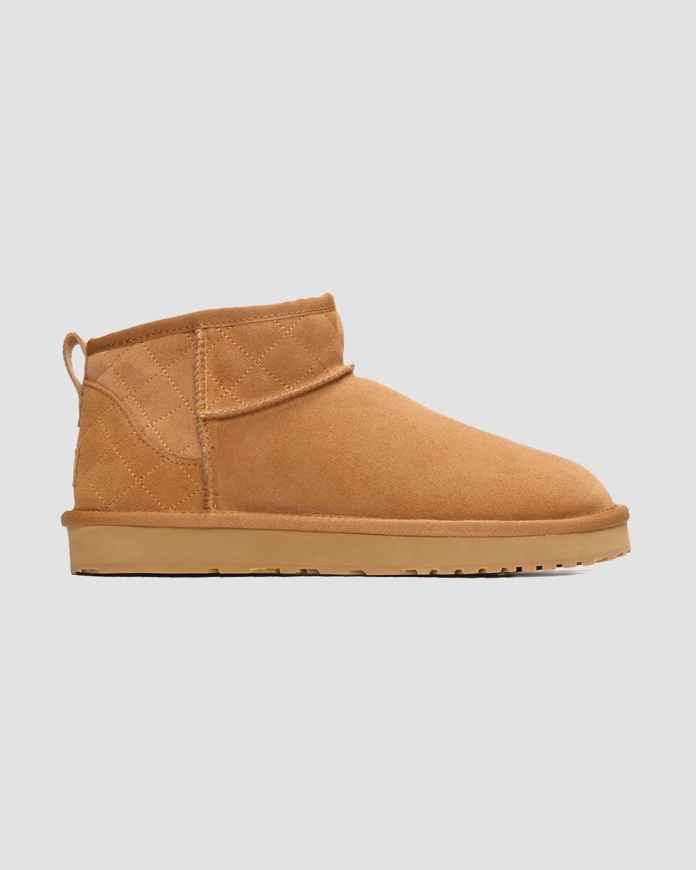 argyle ultra mini uggs chestnut side