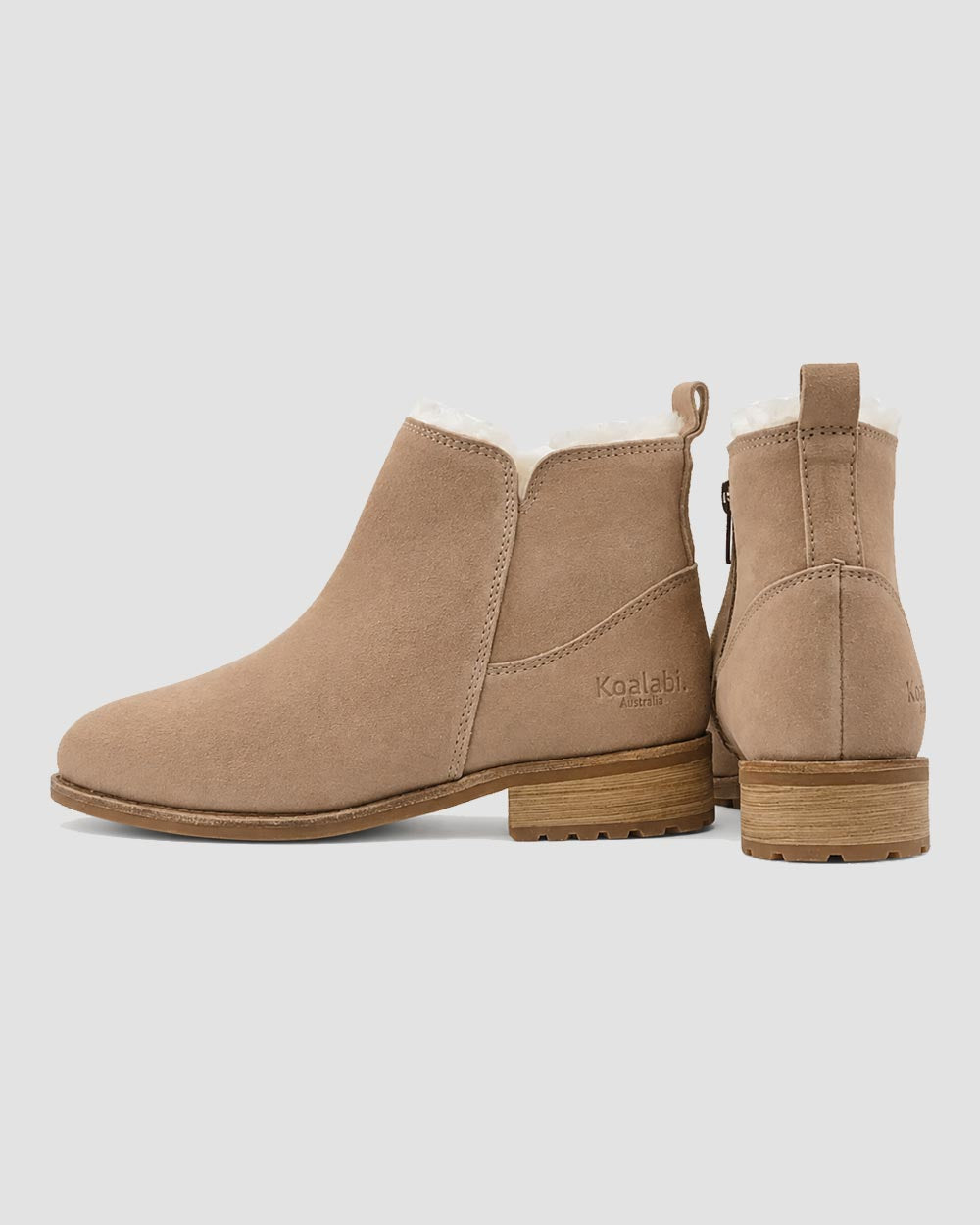 Ceno Sheepskin Lined Leather Boots