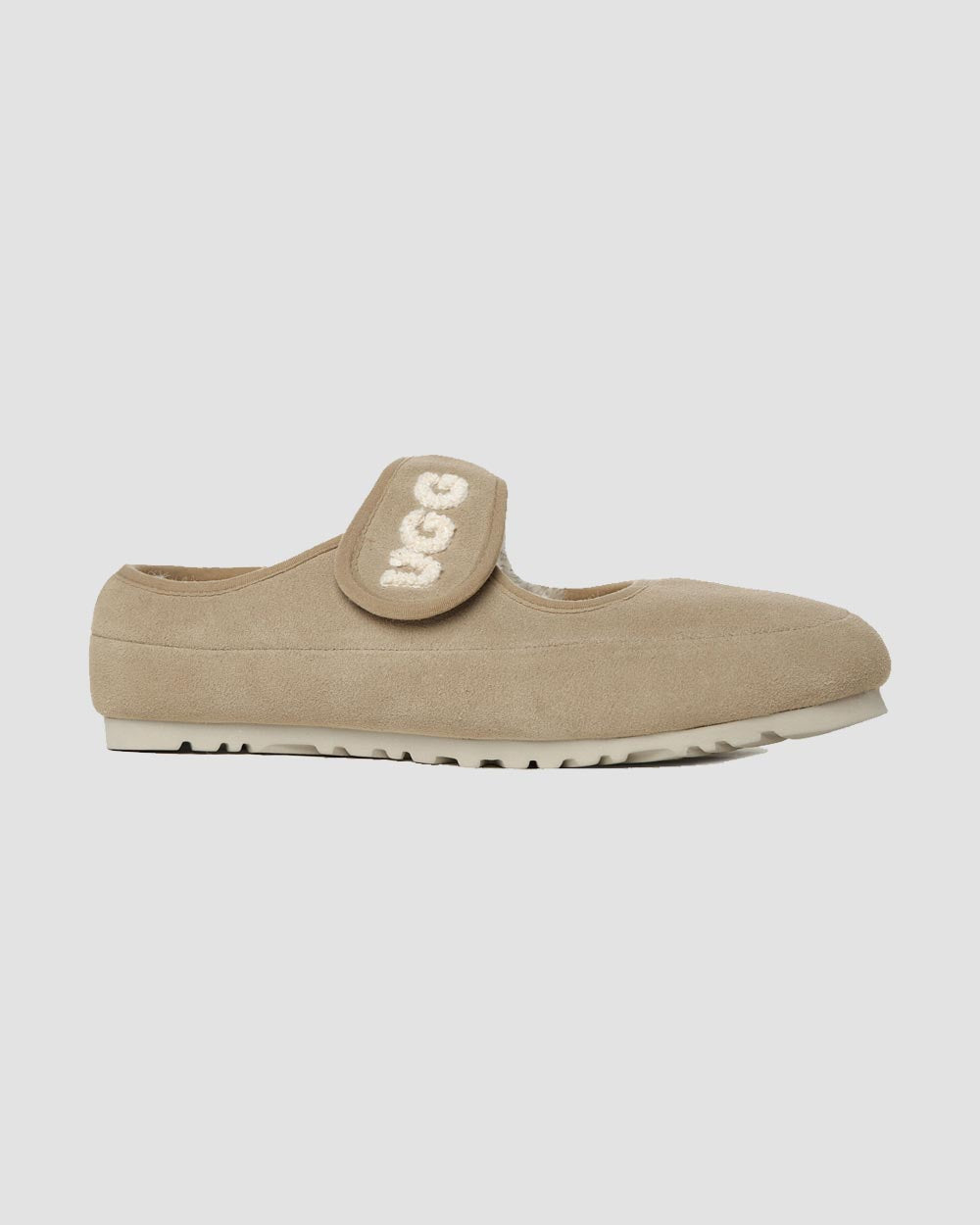 chloe velcro premium ugg slippers mustard seed side