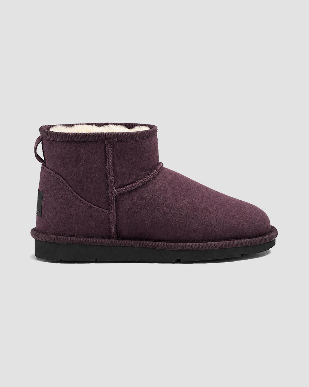 classic mini ugg boots raisin side