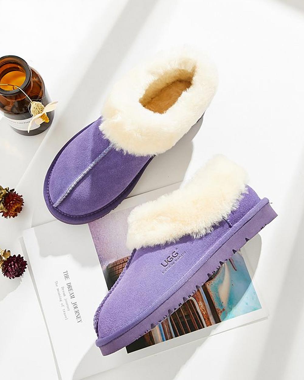 homey ugg slippers puple live
