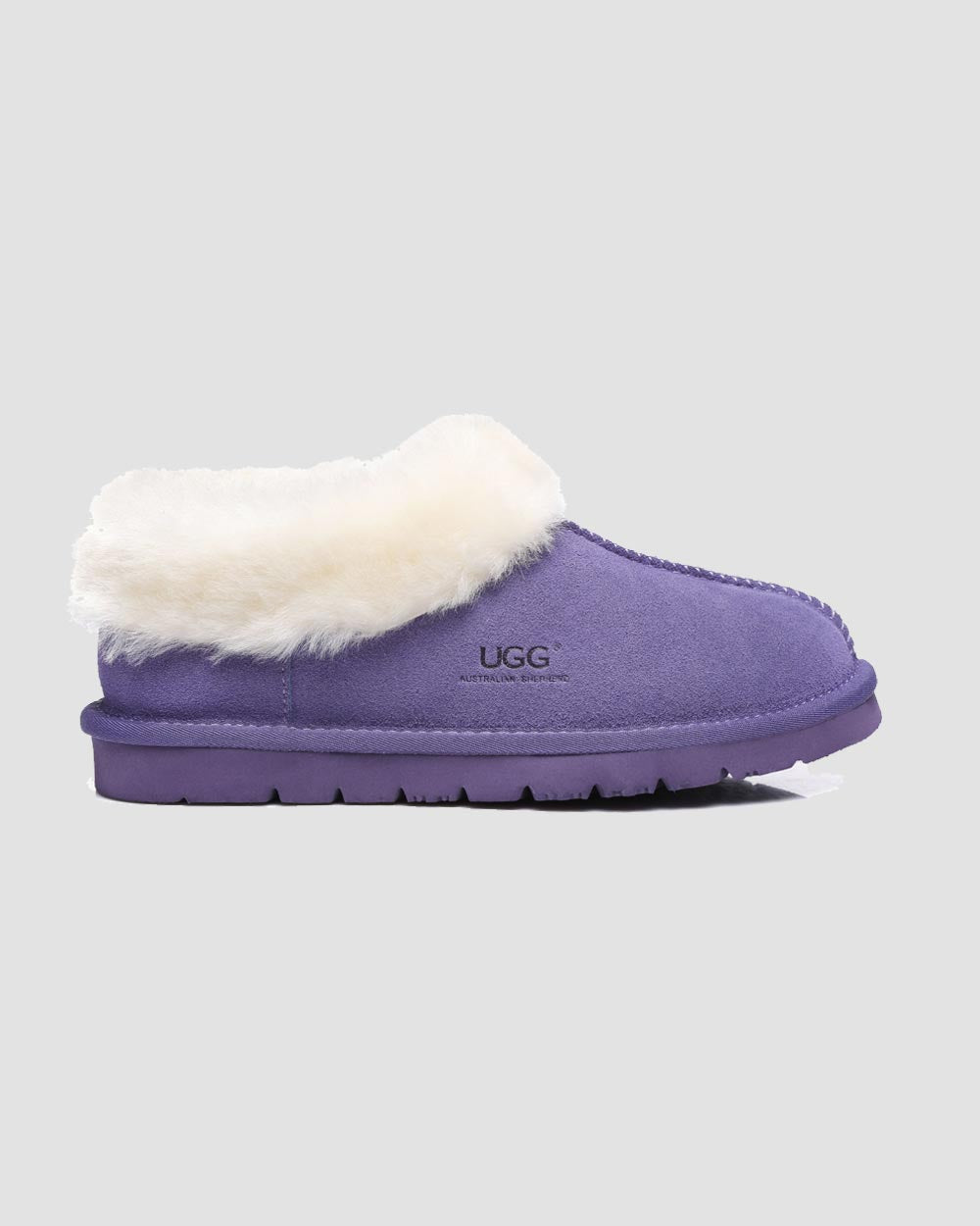 homey ugg slippers lilac side