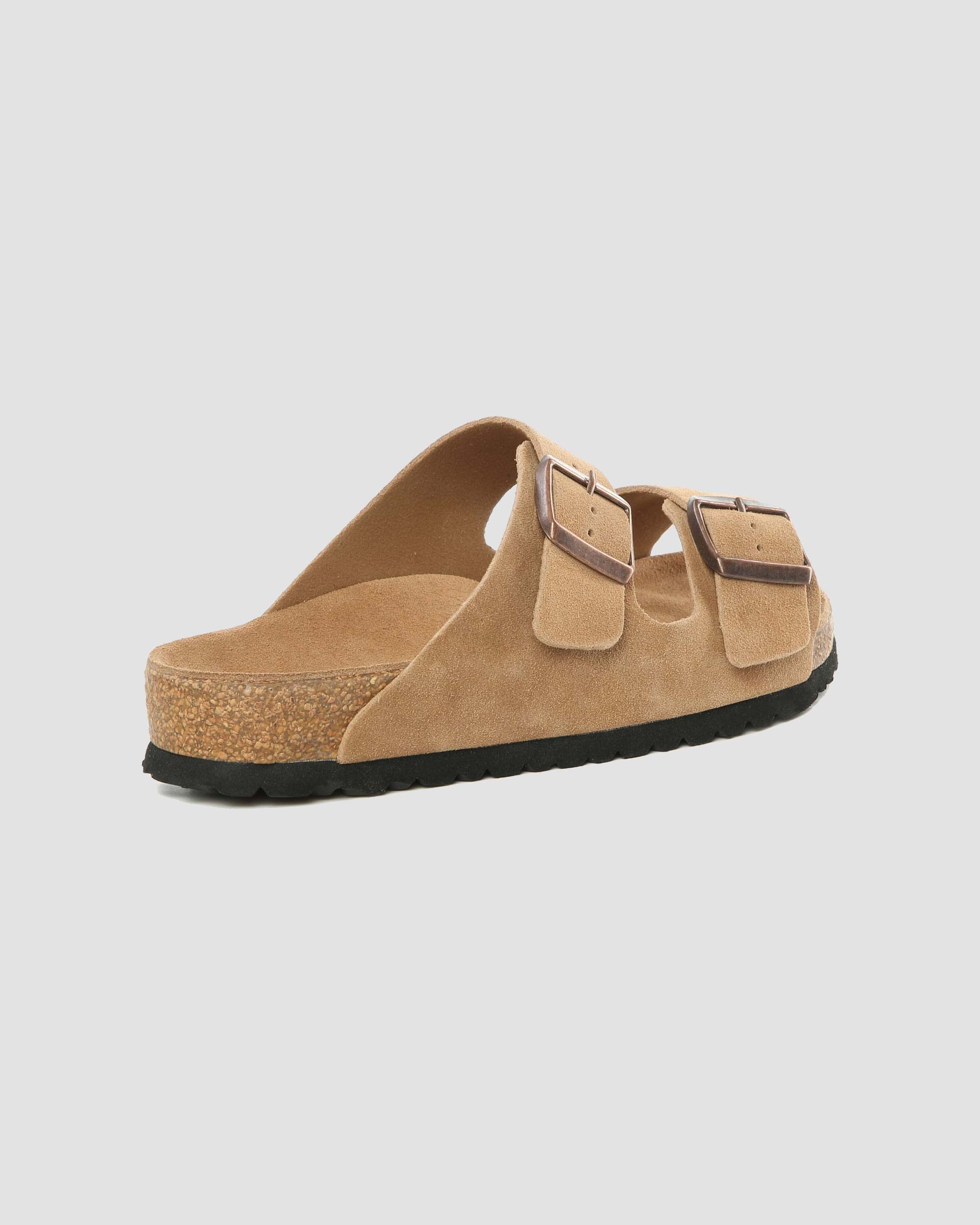 Ines Buckle Suede Sandals