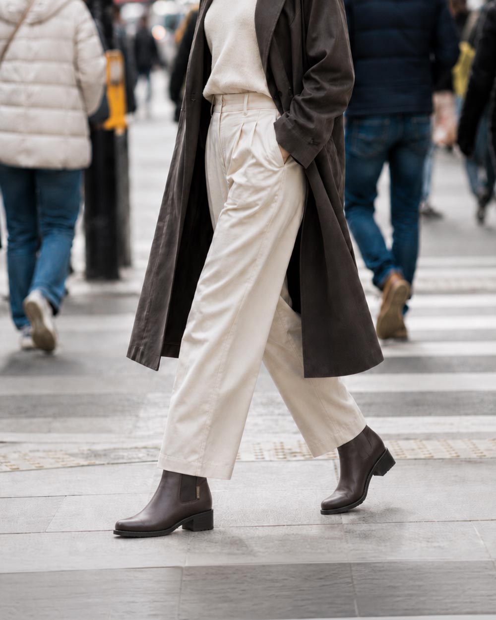 Inis Sheepskin Lined Leather Boots