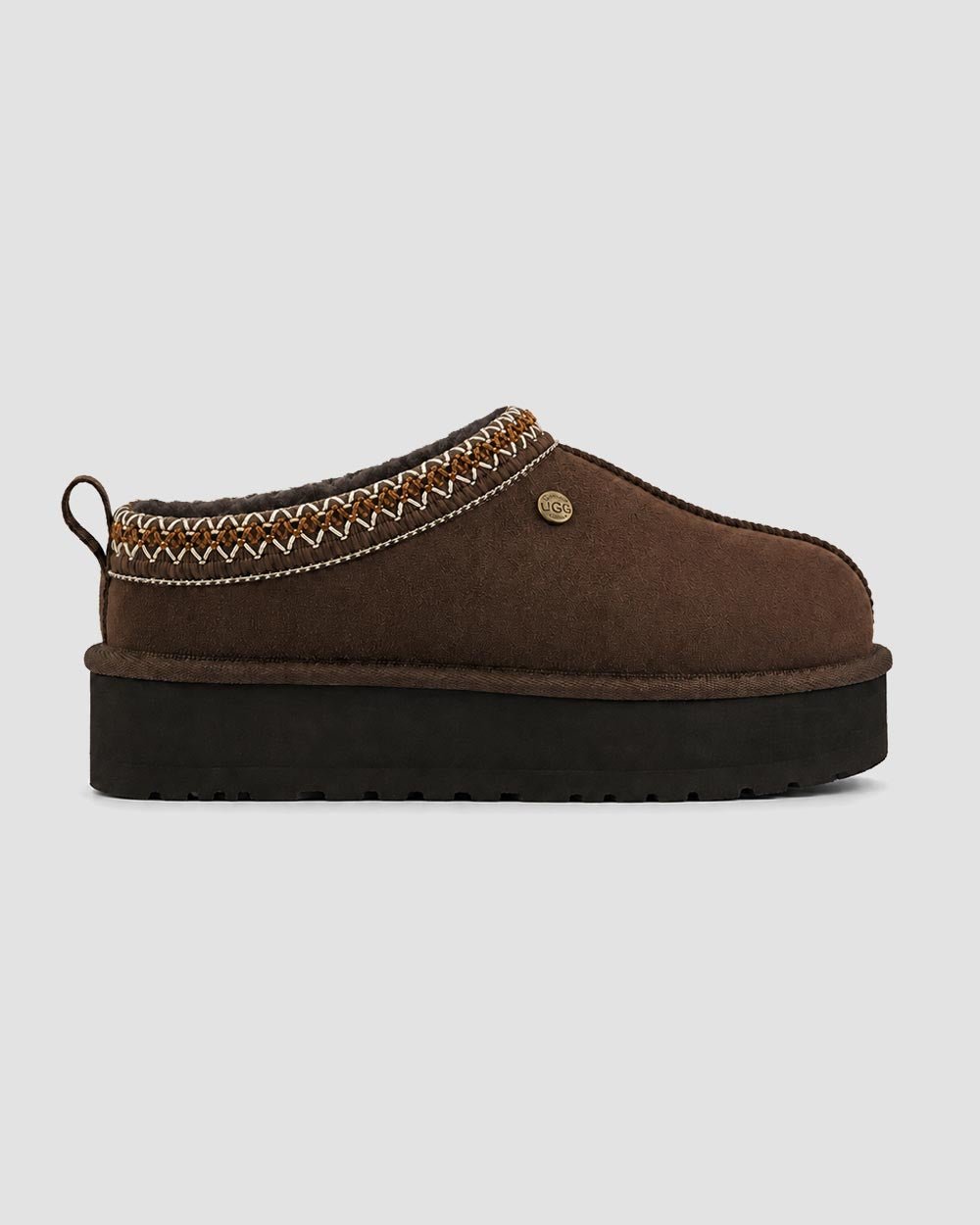 jasper platform uggs chocolate side