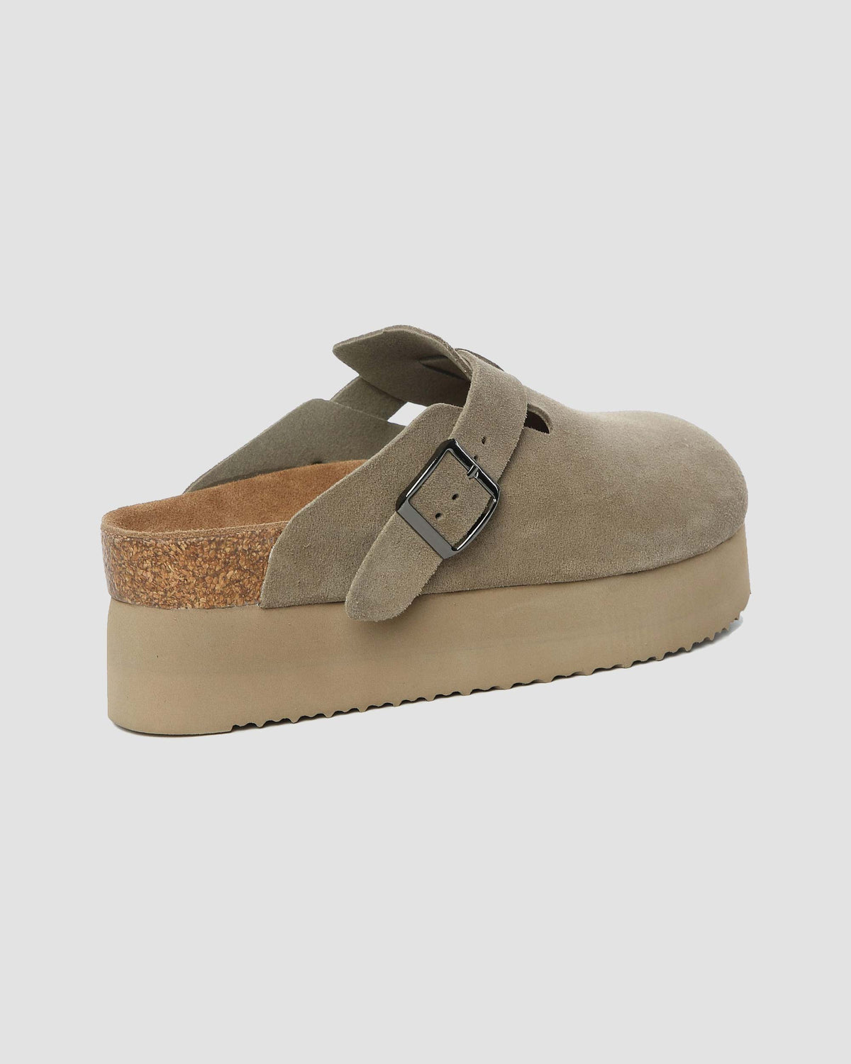 Linny Platform Suede Clogs