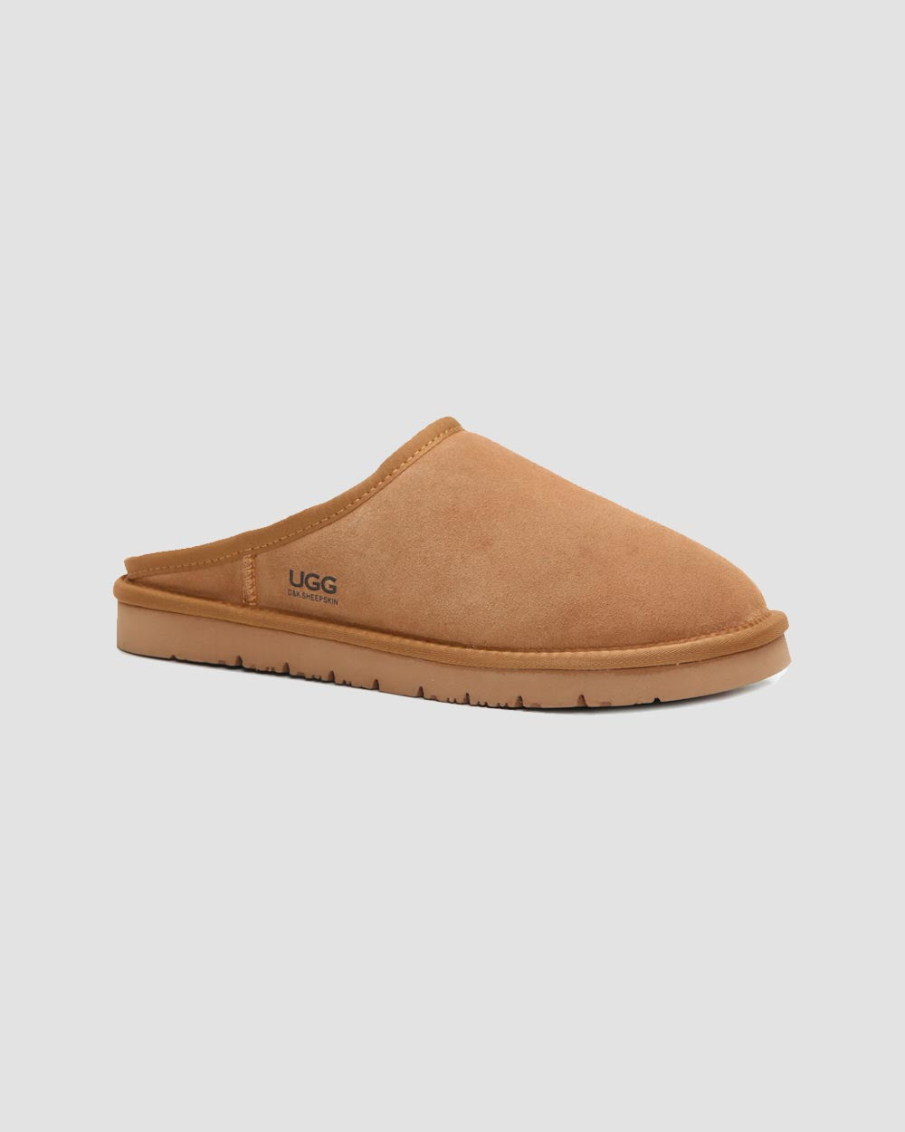 mens classic slip on uggs chestnut angle