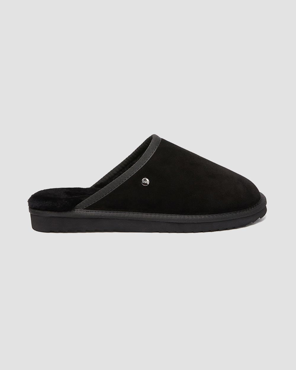 mens ultimate ugg scuffs black side