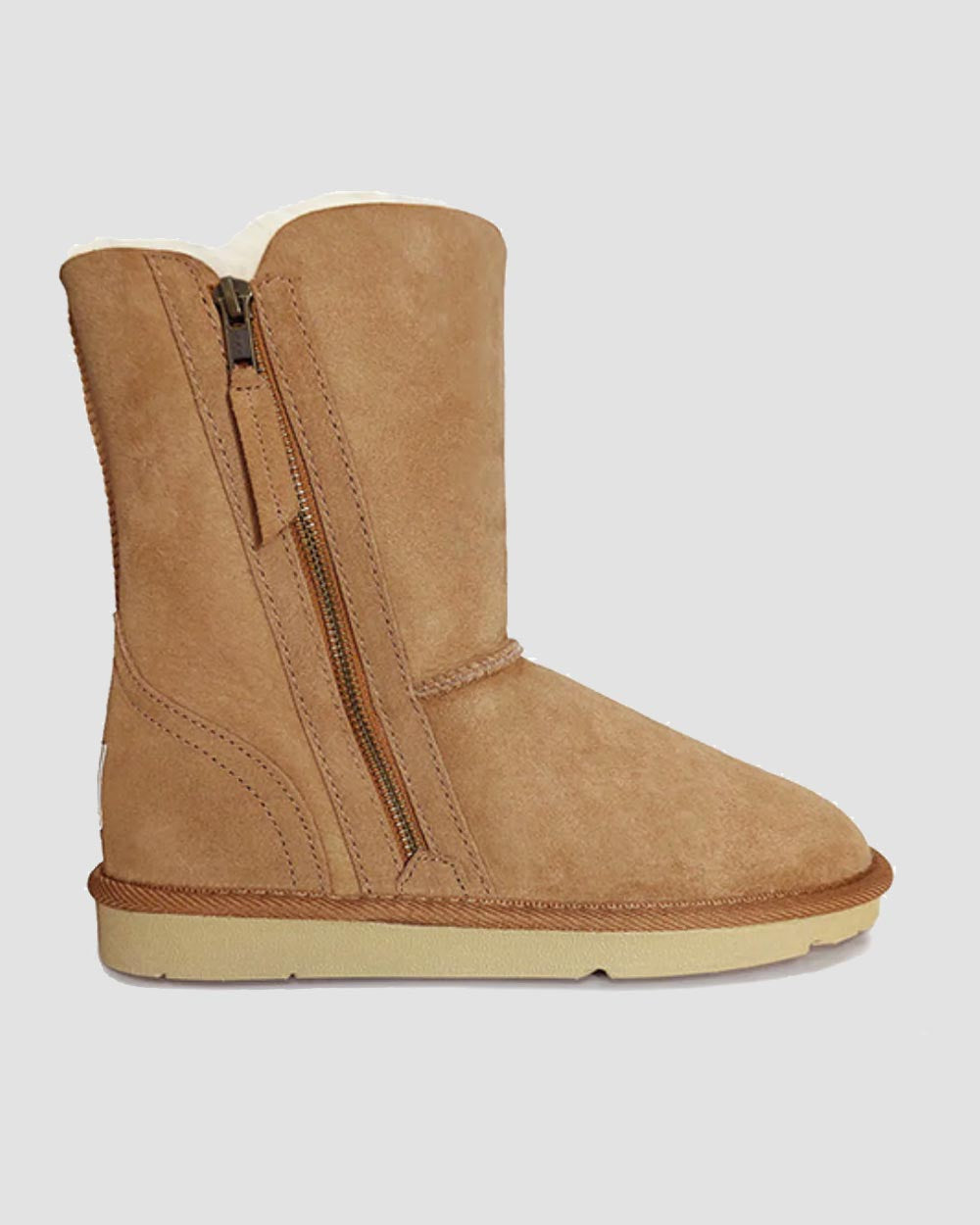 Mid Zip Ugg Boots