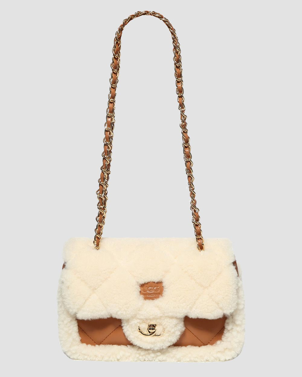 nordic ugg bag chestnut front strap