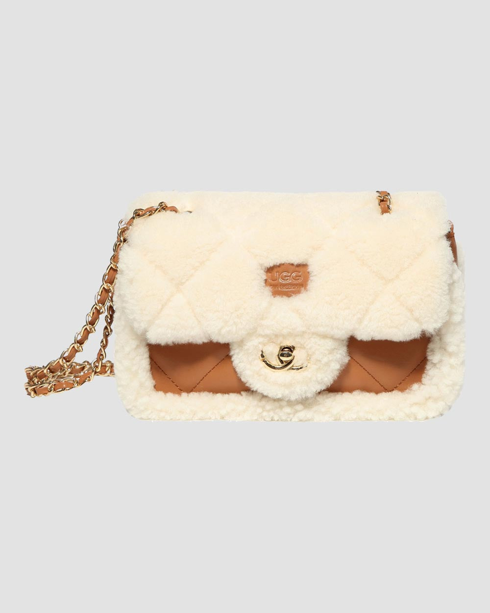nordic ugg bag chestnut front