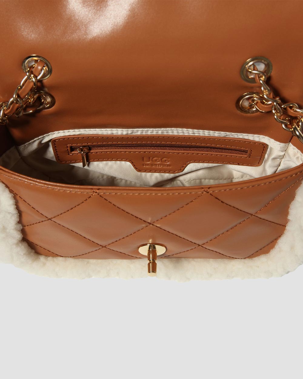 nordic ugg bag chestnut inside
