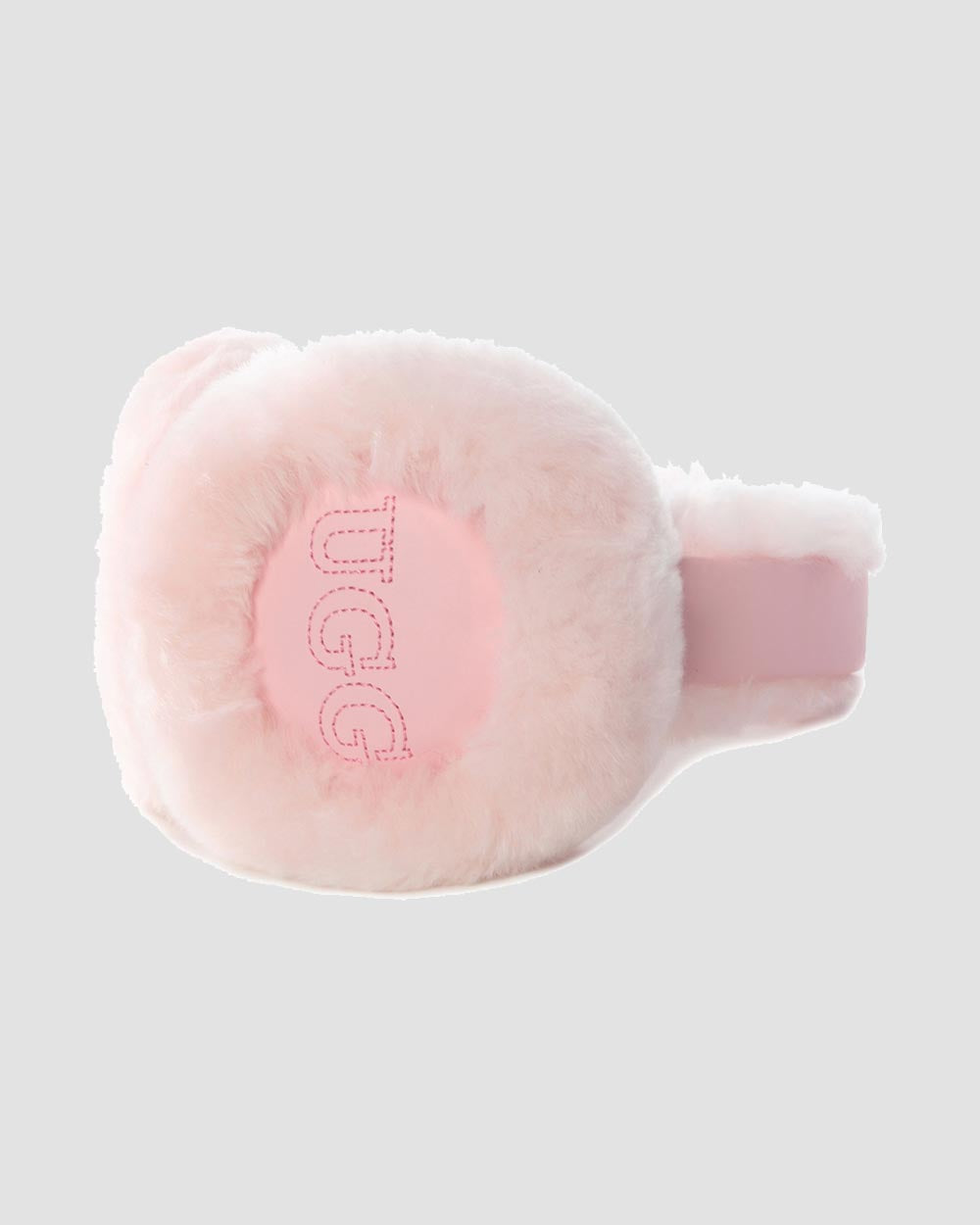 sheepskin ugg earmuffs pink side