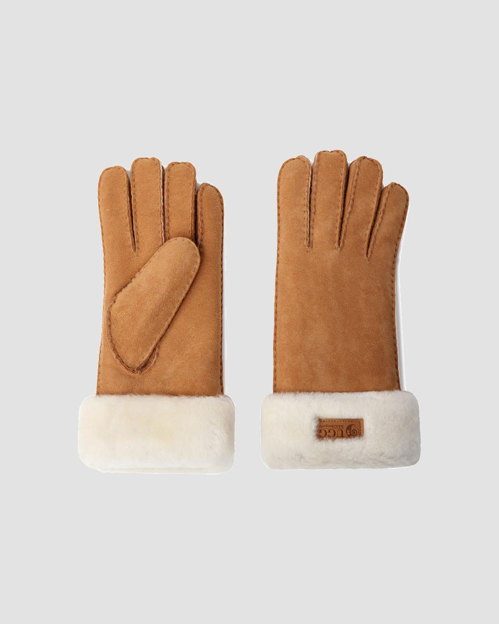 Fur Trim Sheepskin Gloves - Premium Ugg Gloves