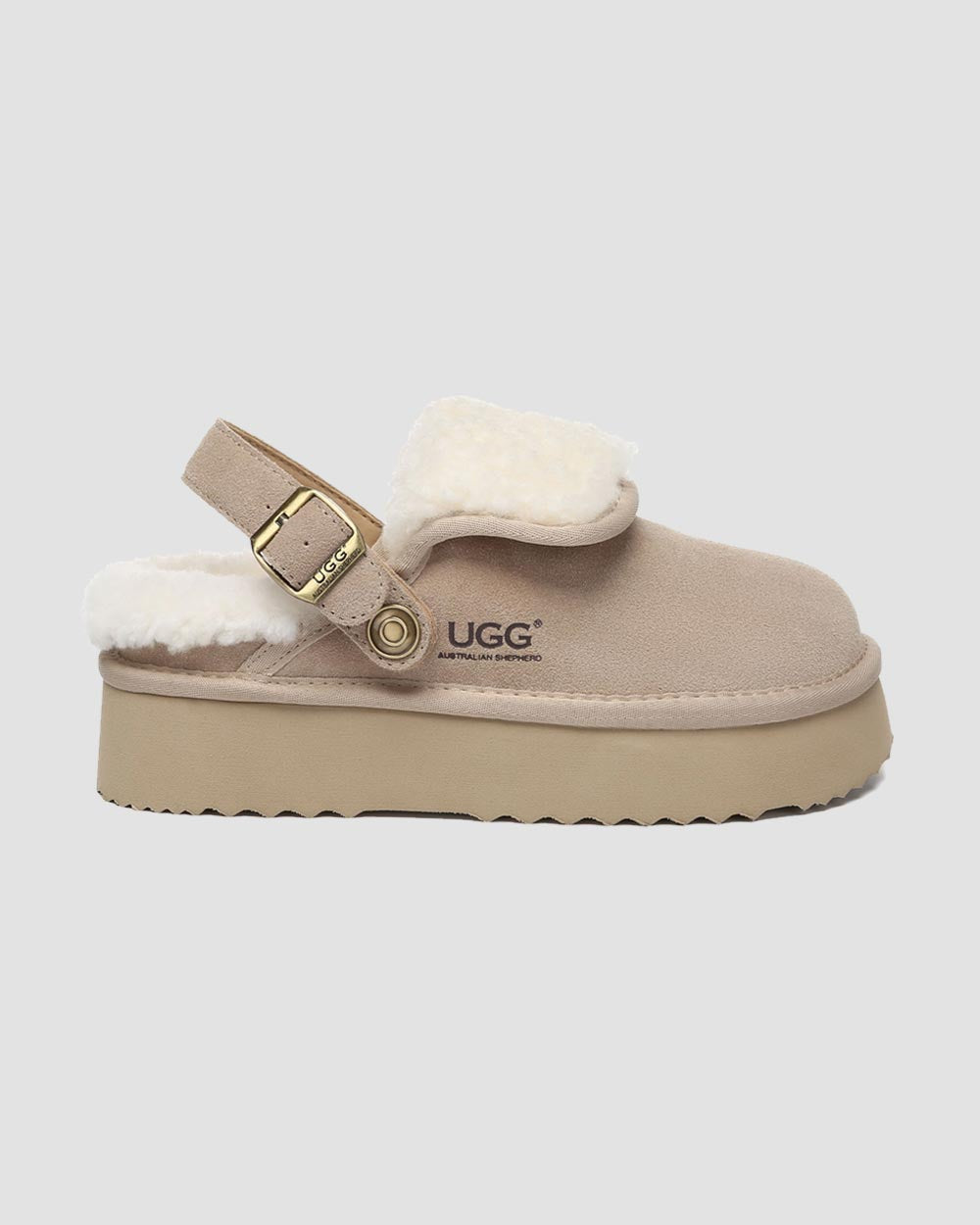 Platform Ugg Slipper Beige Ozwear Ugg Ugg Sydney Platform Slipper