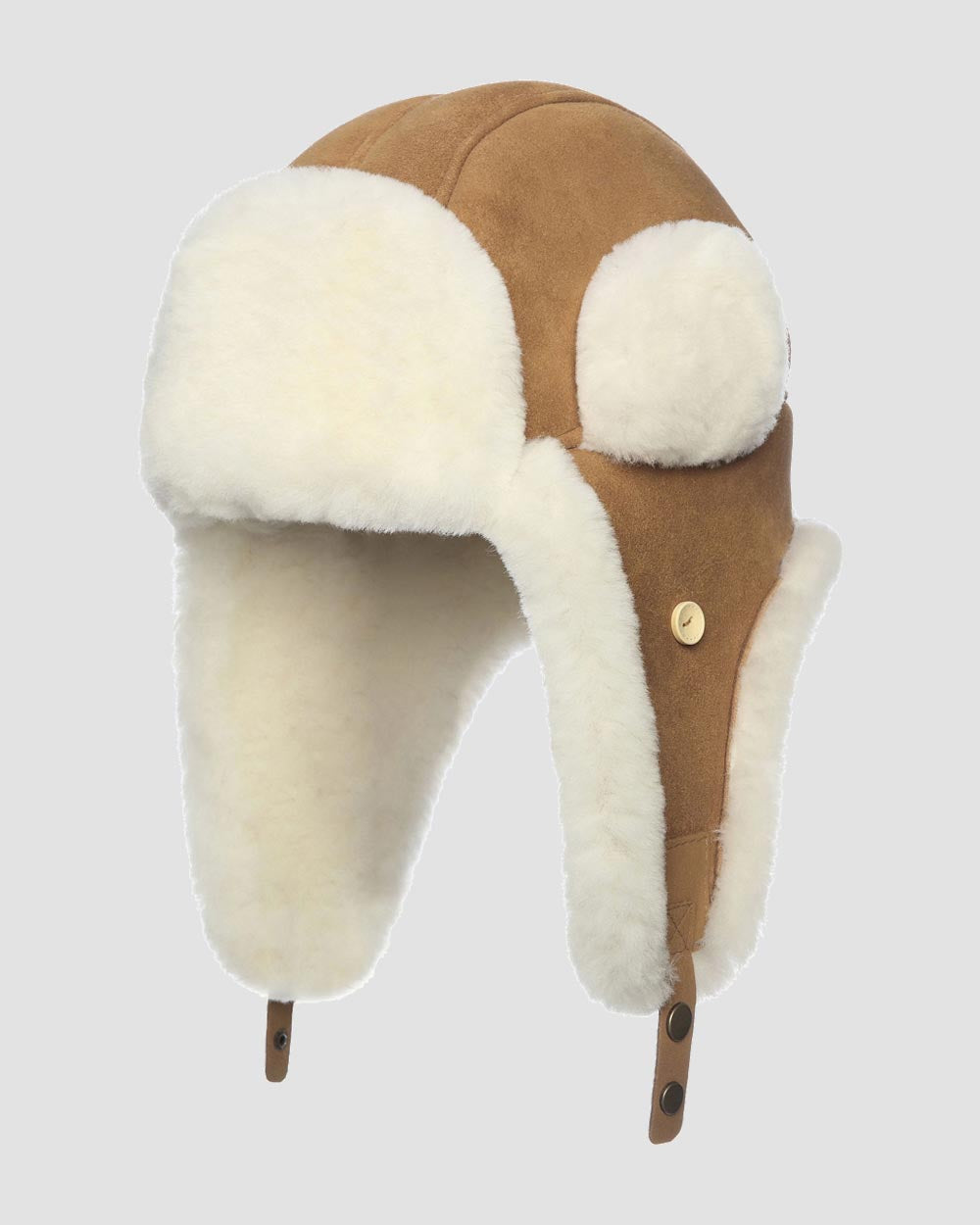 ugg classic aviator hat chestnut angle