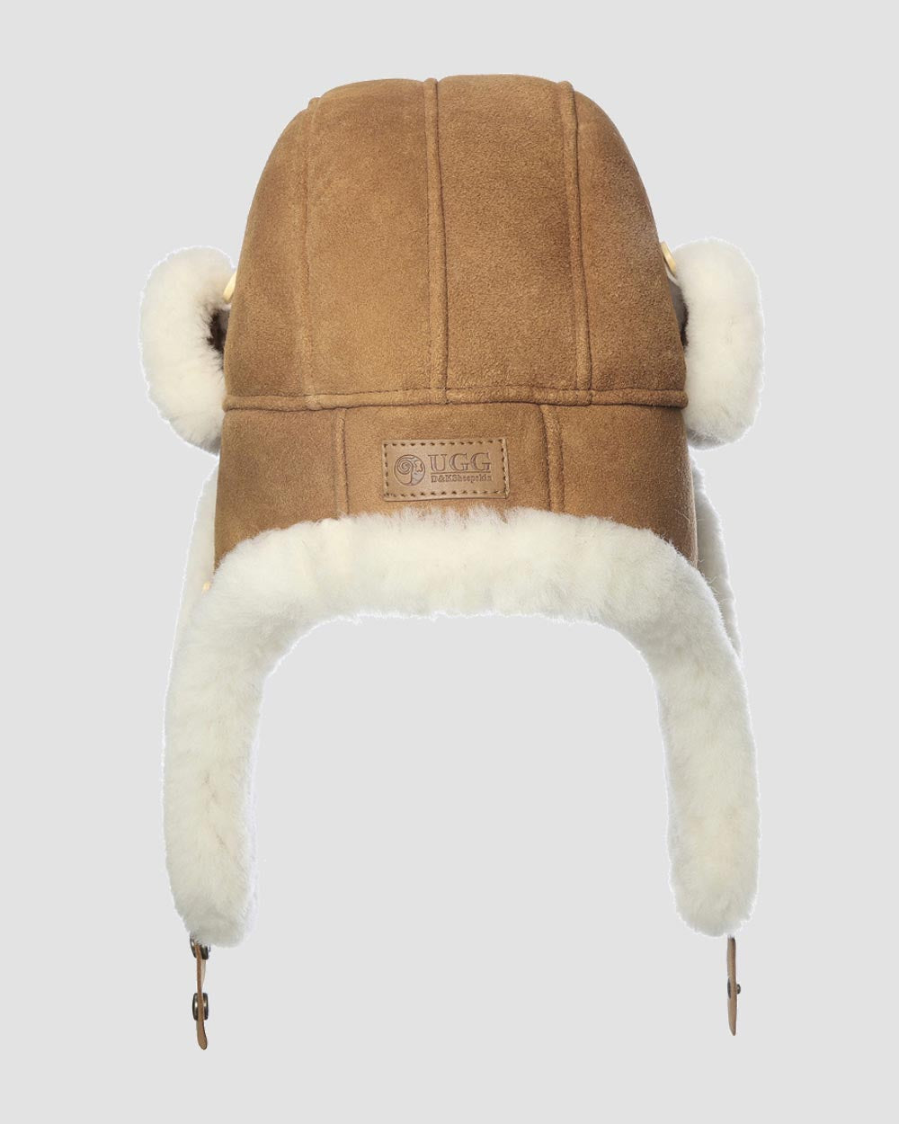 ugg classic aviator hat chestnut back