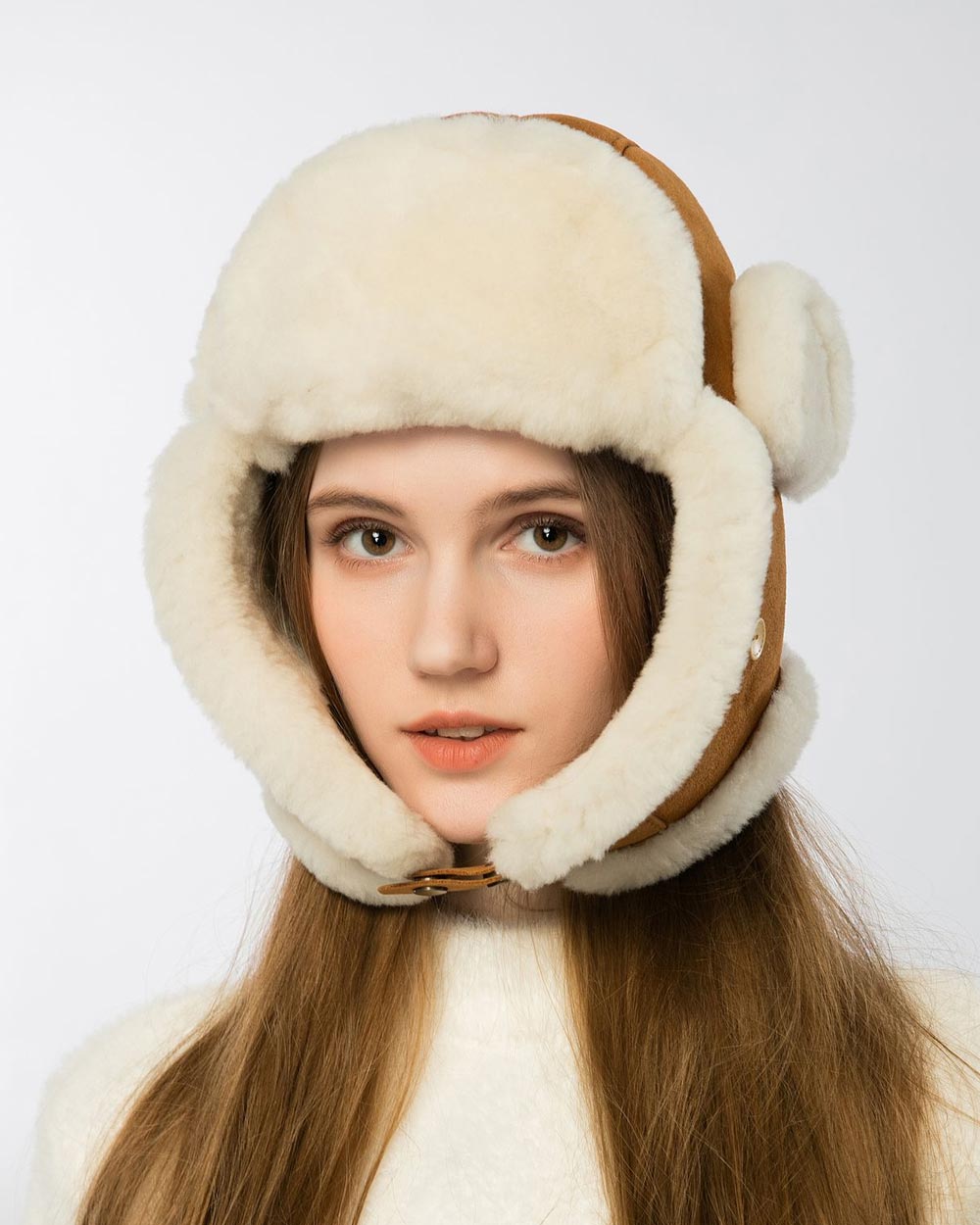 ugg classic aviator hat chestnut live alt