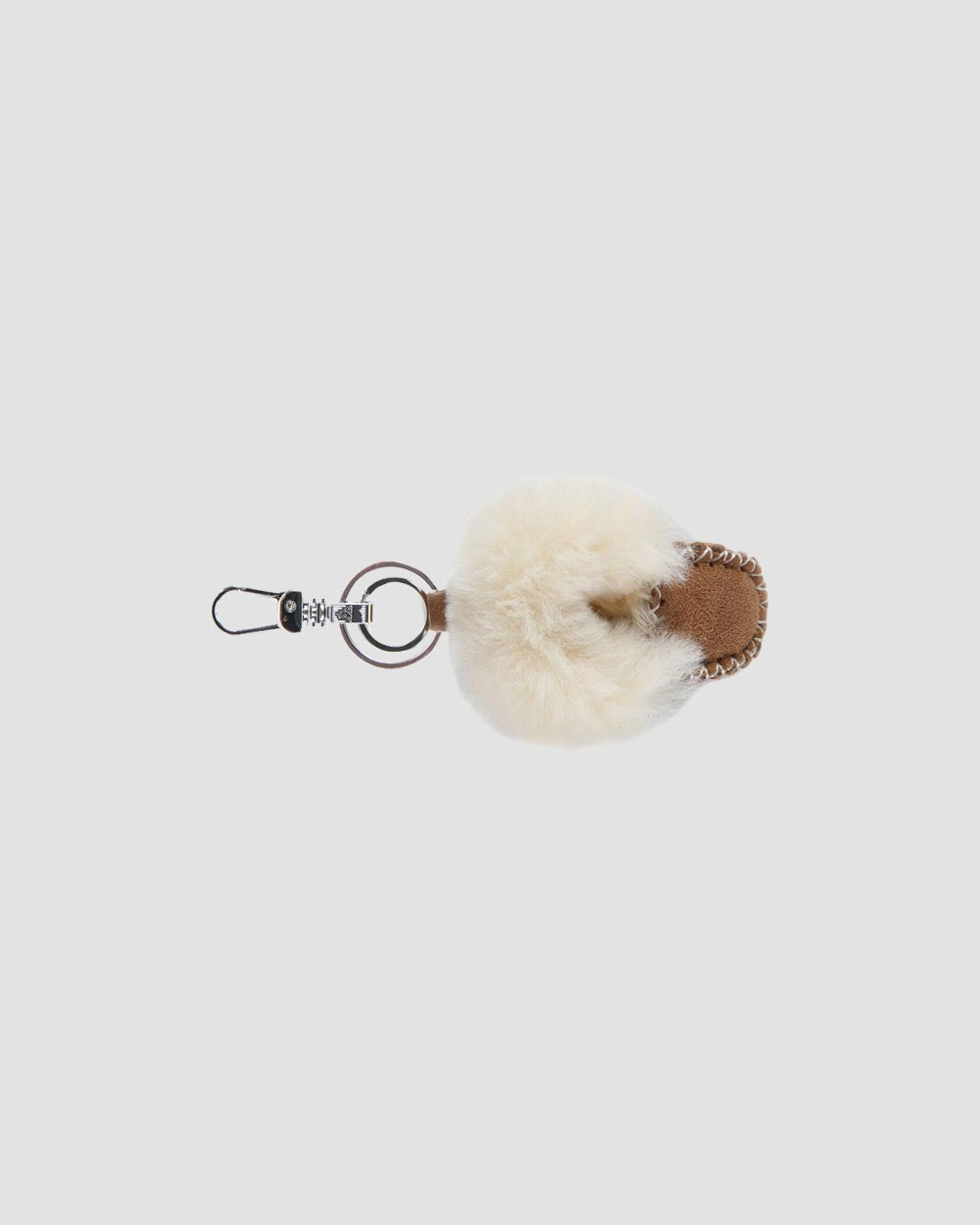 ugg keyring moccasin chestnut top