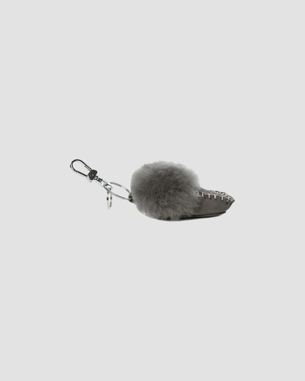 ugg keyring moccasin grey