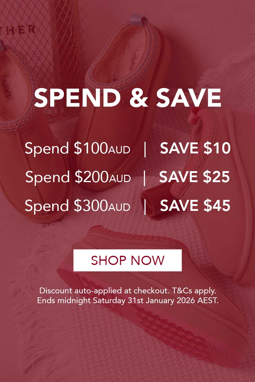 uggs spend and save promo banner collection