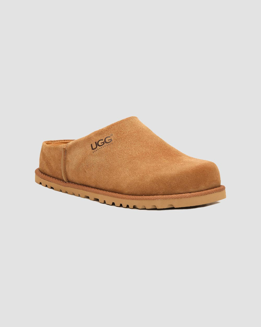ultimate ugg clog chestnut angle
