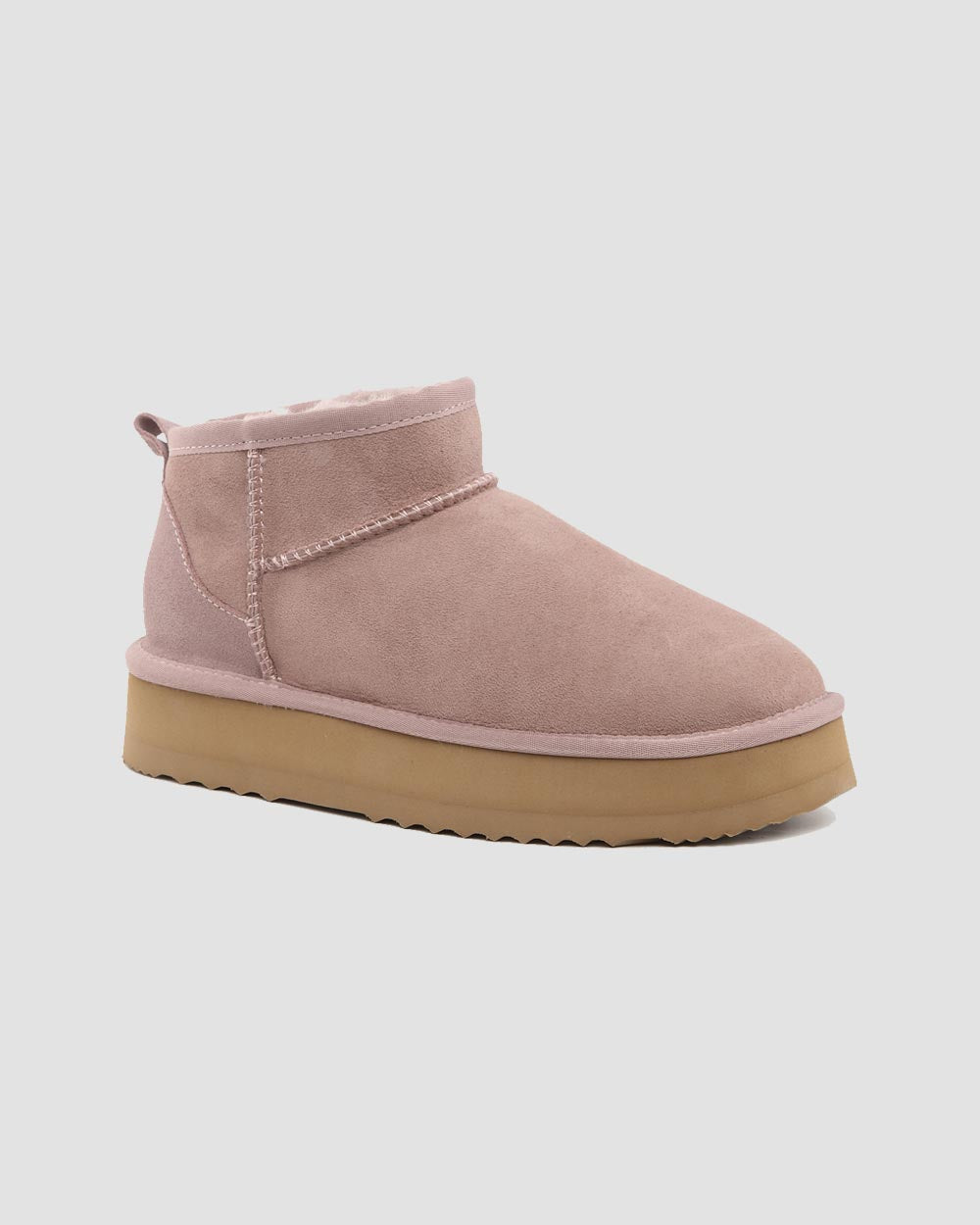 Ultra Mini Platform Ugg Boots – Elevated Ankle Boots Uggs – Ugg