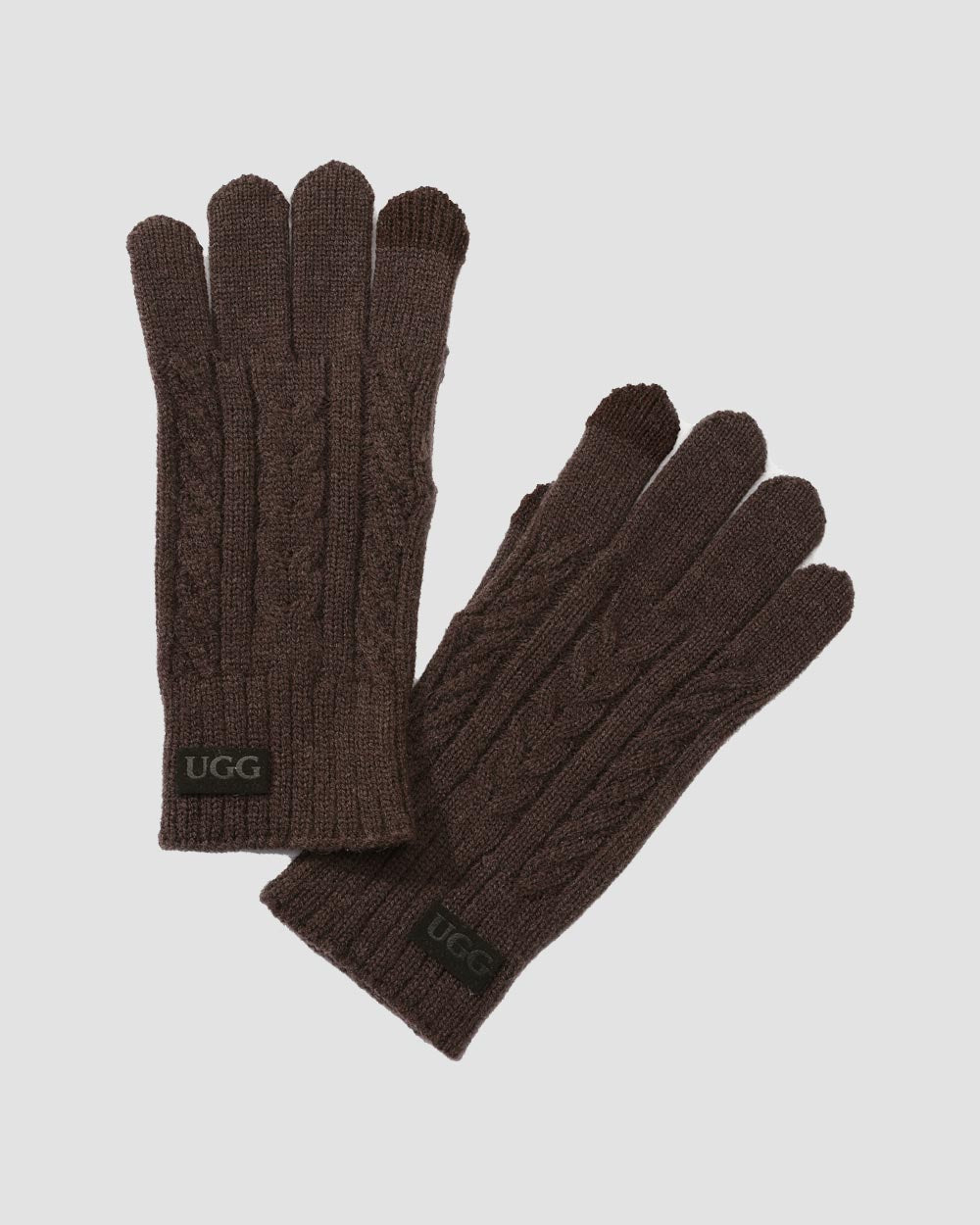 unisex gloves charcoal grey