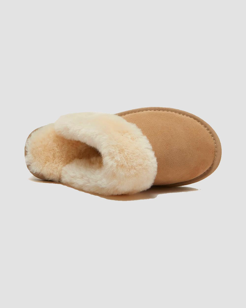 womens classic scuff chestnut top